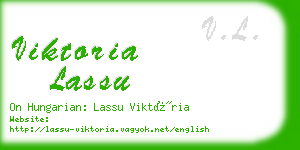 viktoria lassu business card